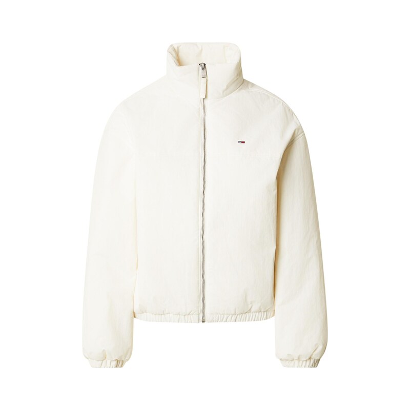 Tommy Jeans Přechodná bunda bílá