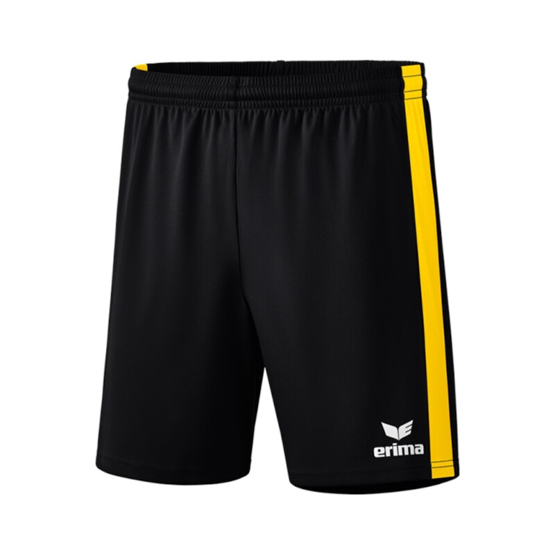ERIMA Sportovní kalhoty žlutá / černá / bílá