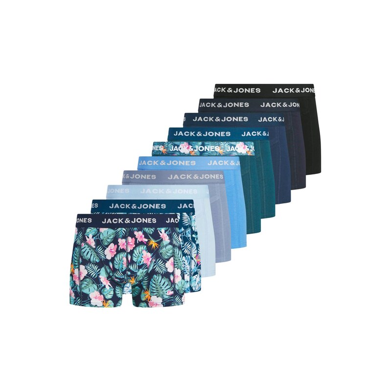 JACK & JONES Boxerky JACJEFFREY námořnická modř / chladná modrá