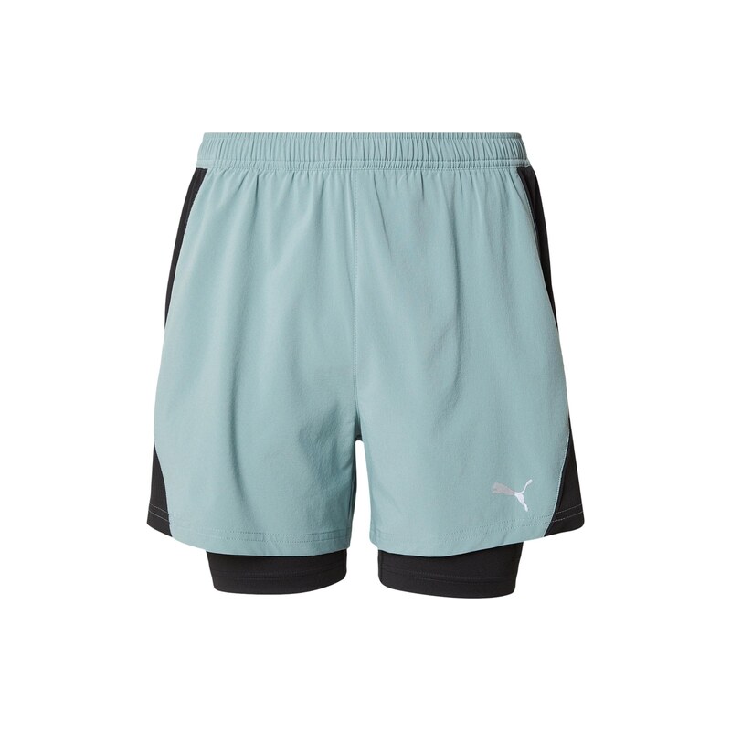 PUMA Sportovní kalhoty VELOCITY mátová / černá / stříbrná