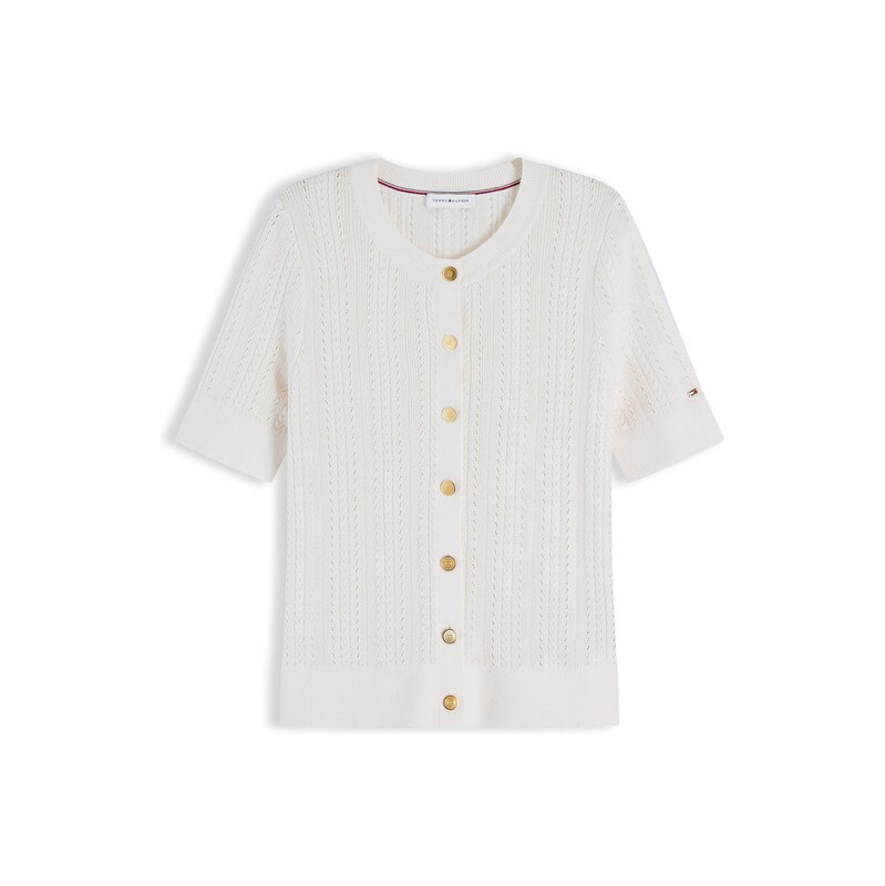 TOMMY HILFIGER Kardigan světle béžová