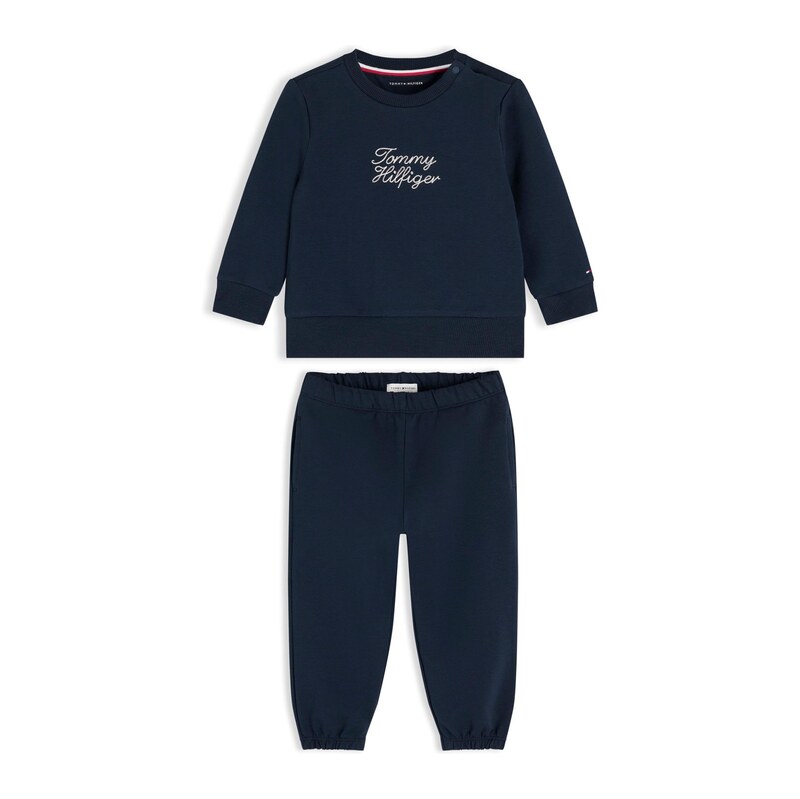 TOMMY HILFIGER Joggingová souprava námořnická modř / bílá