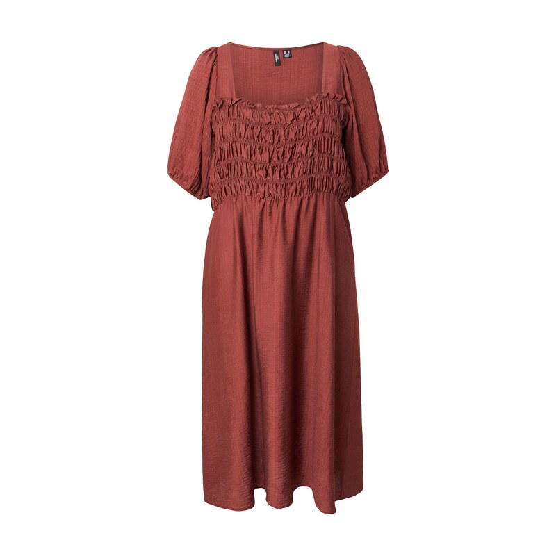 Vero Moda Curve Šaty VMCNori rezavě červená