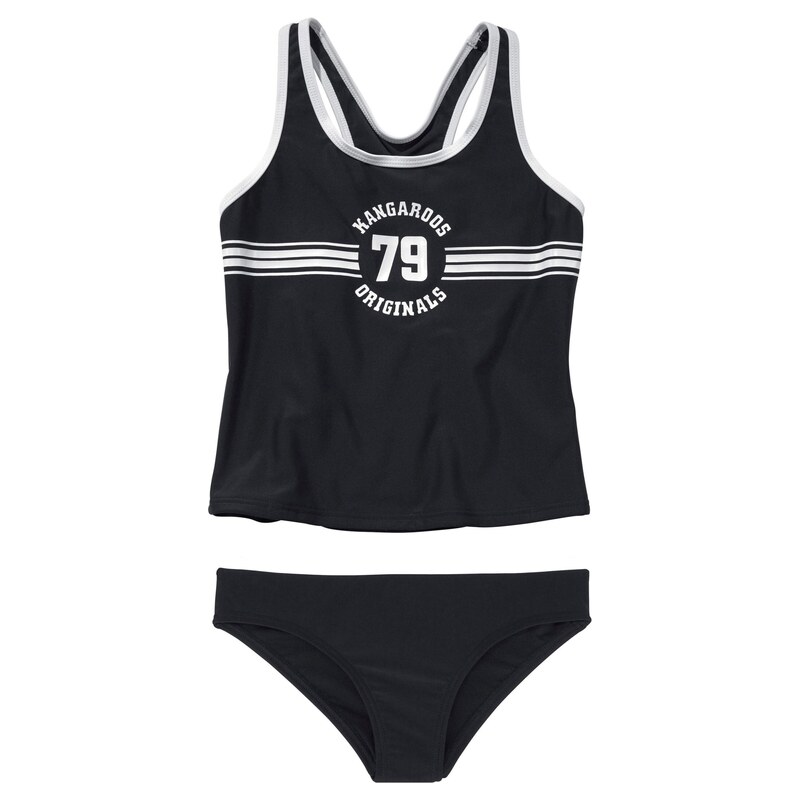 KangaROOS Bikiny černá / bílá