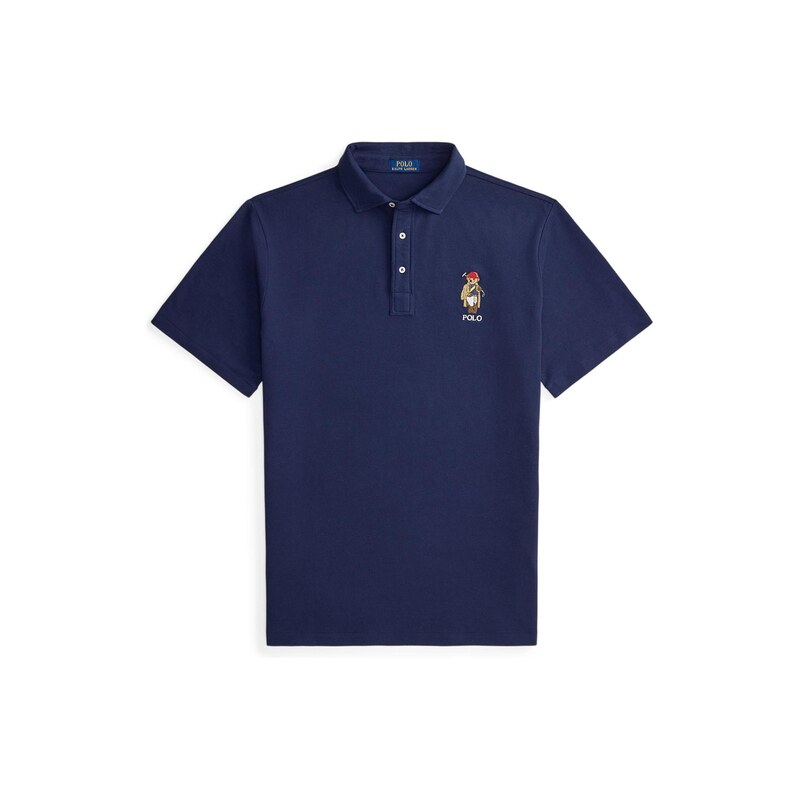 Polo Ralph Lauren Big & Tall Tričko marine modrá / hnědá / žlutá