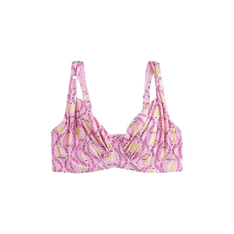 Next Horní díl plavek žlutá / zelená / pink / tmavě růžová