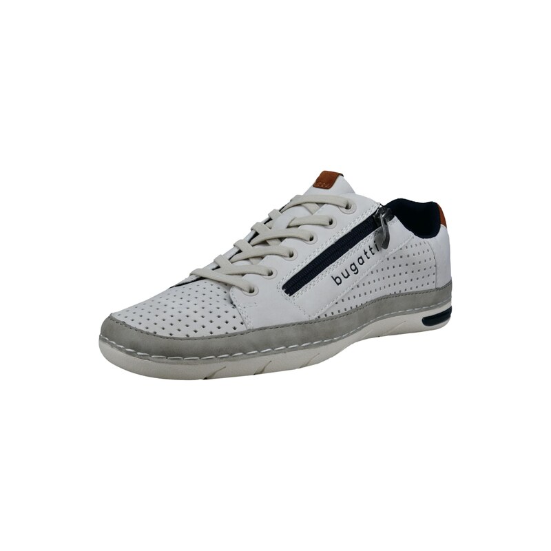 bugatti Sportovní šněrovací boty koňaková / šedá / offwhite