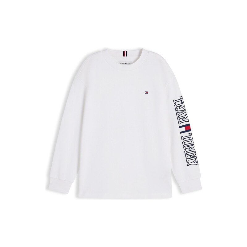 TOMMY HILFIGER Tričko TEAM námořnická modř / červená / bílá