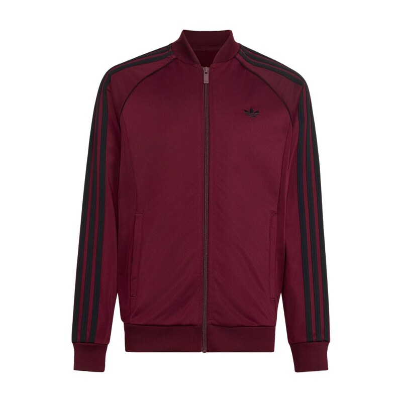 ADIDAS ORIGINALS Mikina SST burgundská červeň / černá