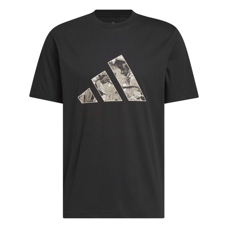 ADIDAS SPORTSWEAR Tričko Photrk šedá / černá / bílá