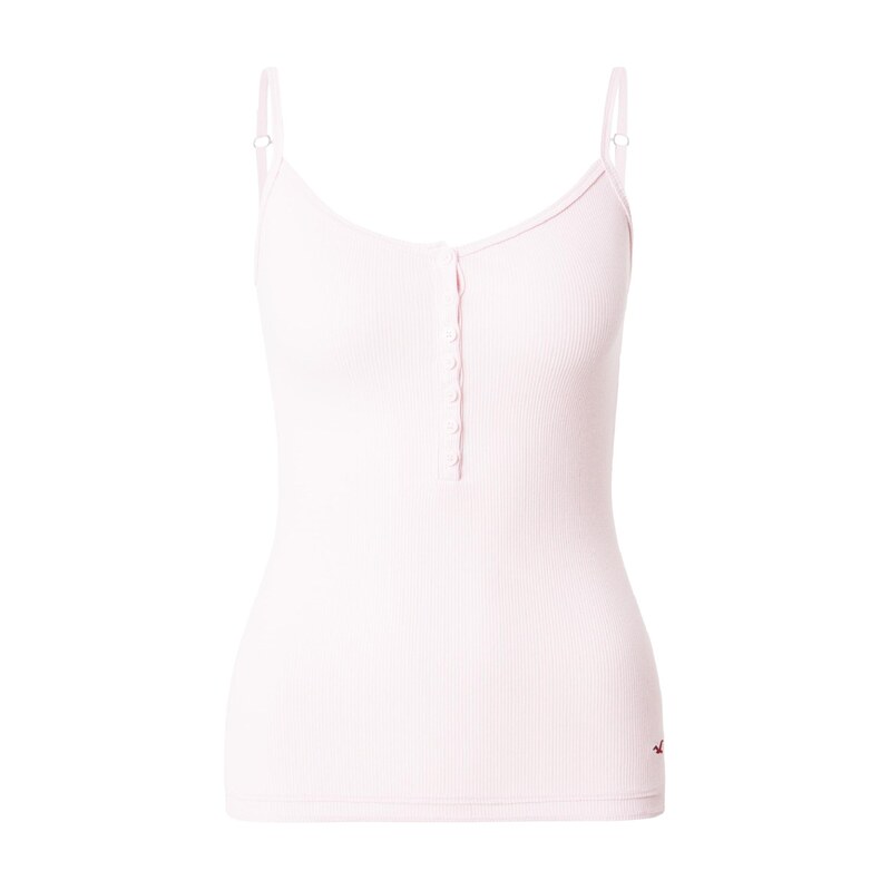 HOLLISTER Top pastelově růžová