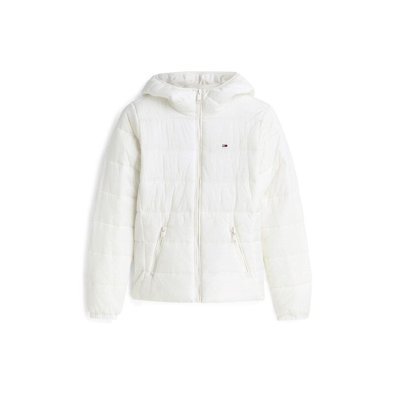 Tommy Jeans Přechodná bunda bílá