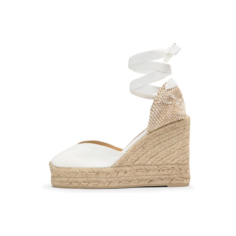 Castañer Espadrilky CHIARA béžová / bílá