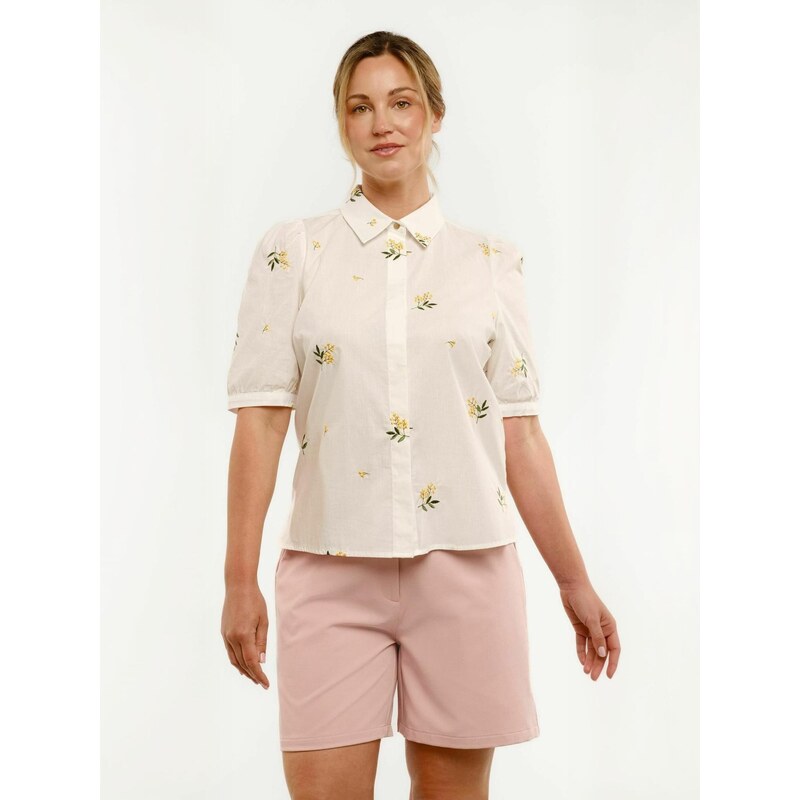 Liberte Essentiel Top  FLORA  offwhite