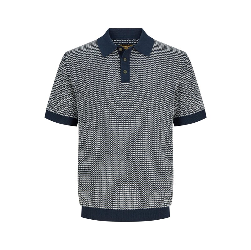 Jack & Jones Plus Svetr JPRBLUKingsley černá / bílá