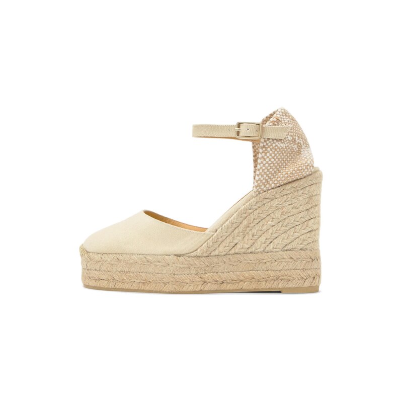 Castañer Espadrilky Carol světle béžová