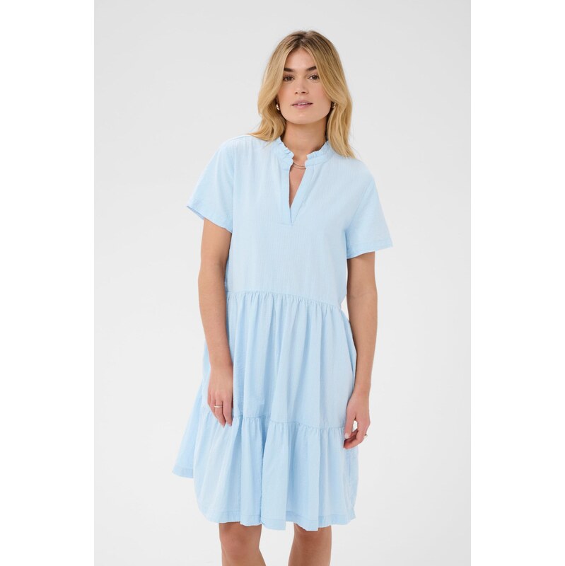 SAINT TROPEZ Šaty SZElmiko nebeská modř