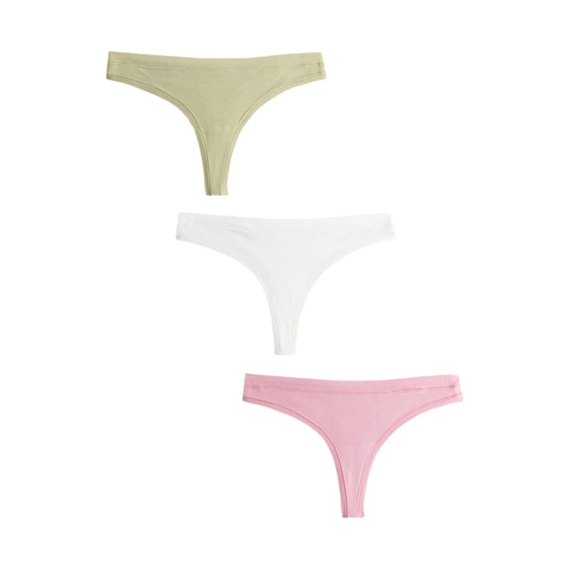 Next Tanga olivová / pitaya / bílá