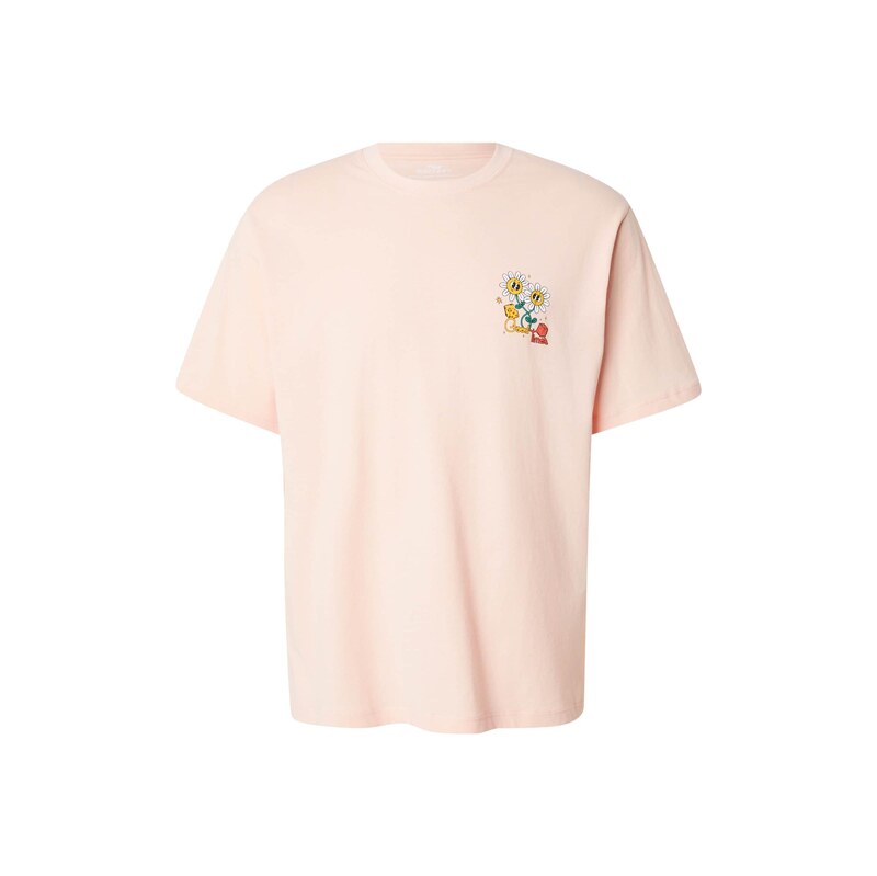 JACK & JONES Tričko JORVINTAGE azurová / meruňková / černá /