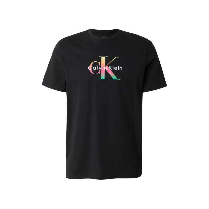 Calvin Klein Jeans Tričko Pride zelená / červená / černá / bílá