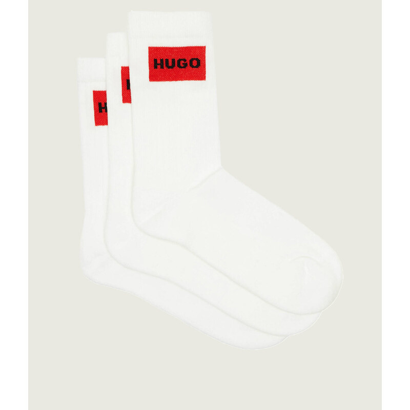 Hugo Bodywear Ponožky 3-pack 3P QS RIB LABEL CC
