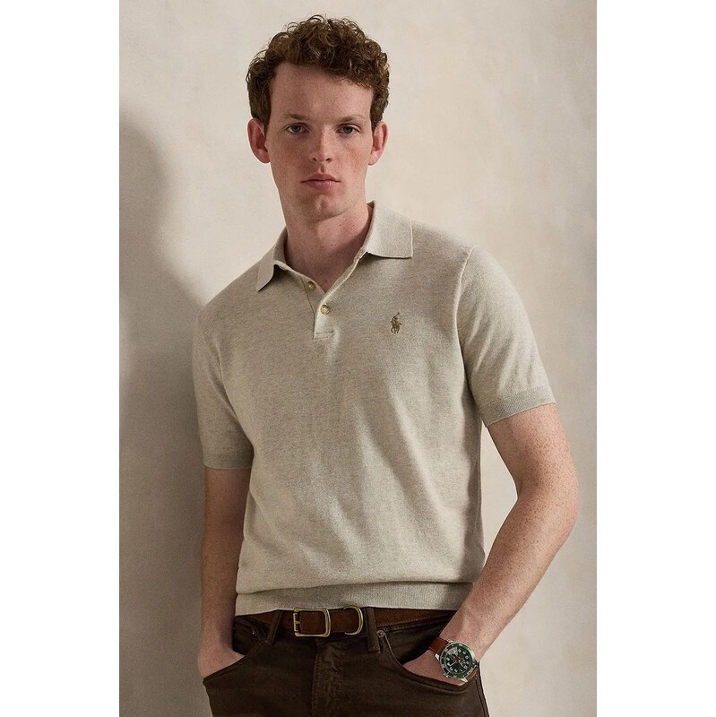 Polo Ralph Lauren svetr s krátkým rukávem pánský bavlněný