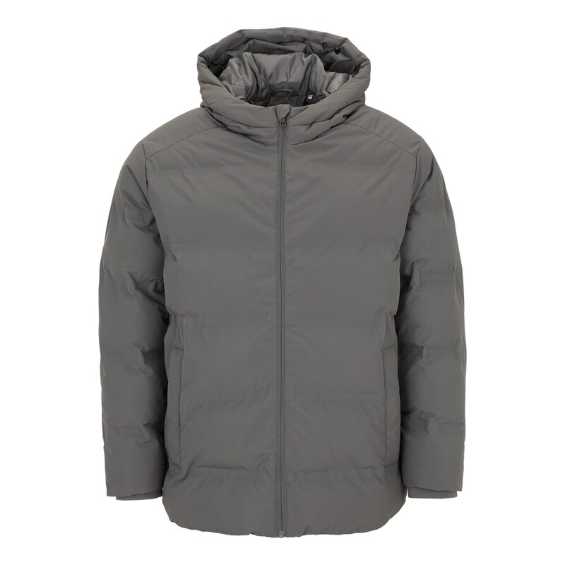 Jack & Jones Plus Zimní bunda JJESOHO šedá