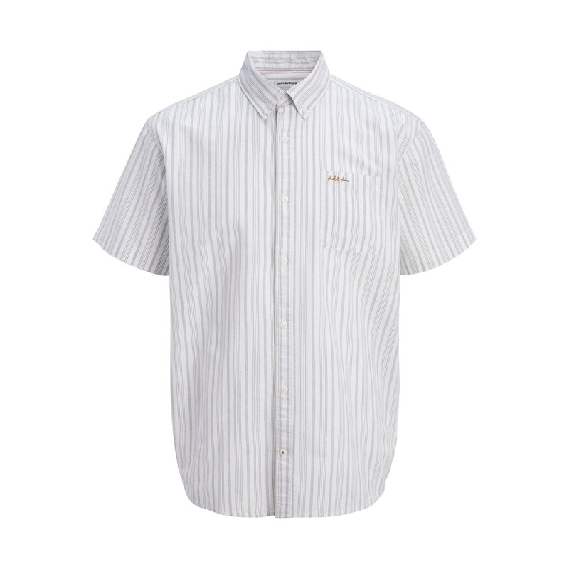 Jack & Jones Junior Košile JJDevin pastelově zelená / bílá