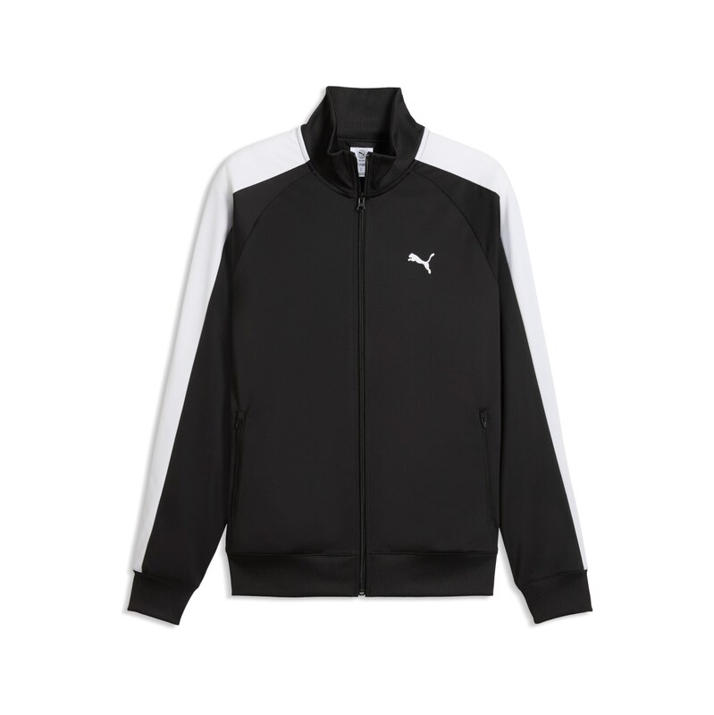 PUMA Sportovní bunda černá / bílá