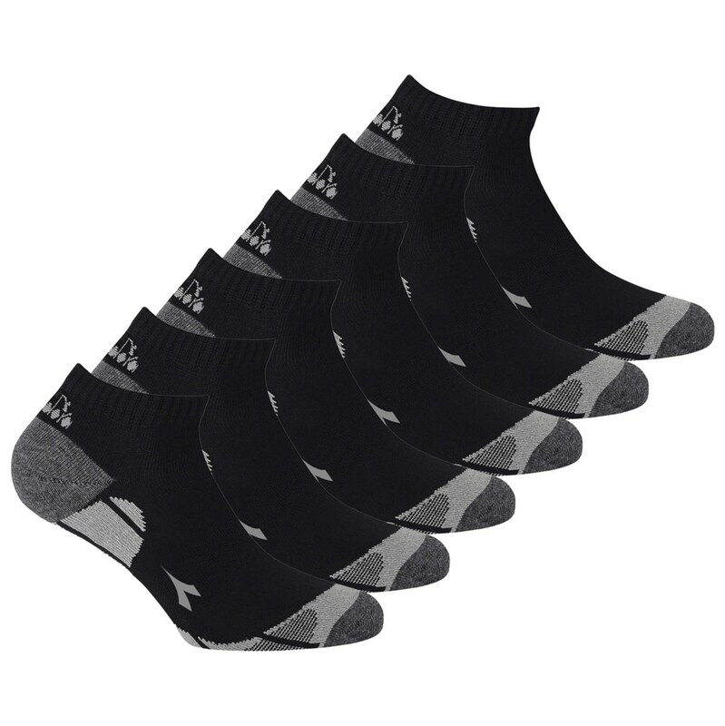 Diadora Sportovní ponožky šedá / černá