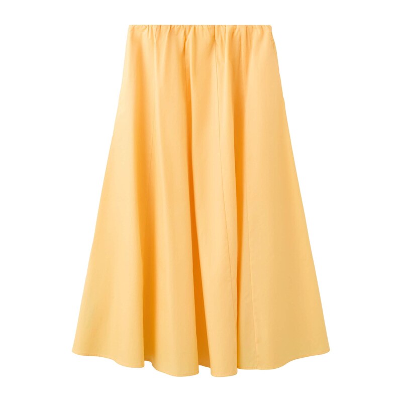 MANGO Sukně NEWCRETA žlutá