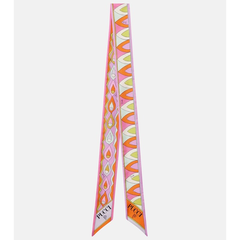 Pucci Printed silk twill scarf