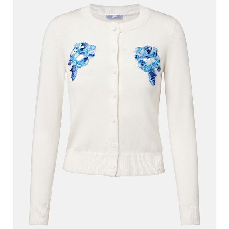 Leo Lin Claire embellished cardigan