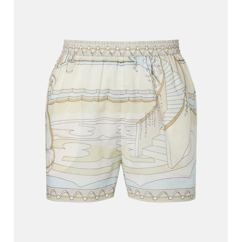Tory Burch Printed cotton shorts