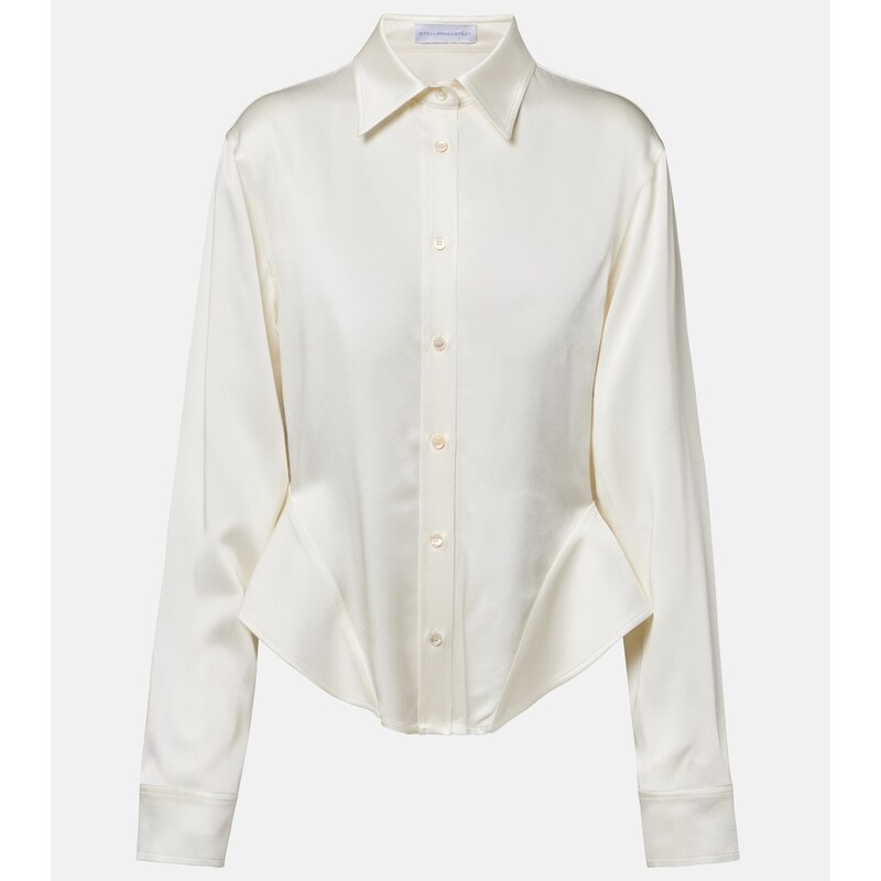 Stella McCartney Peplum satin shirt
