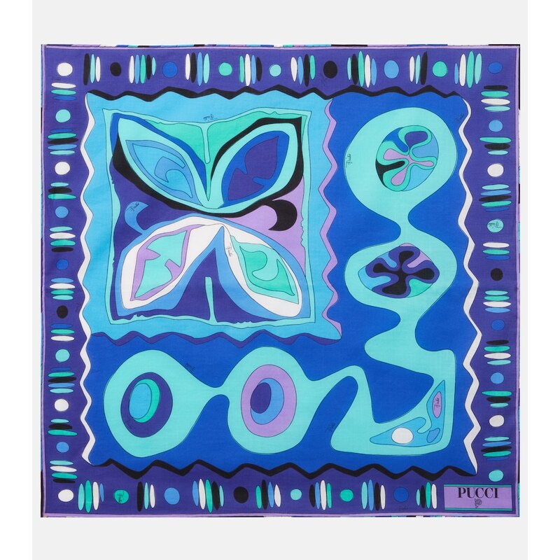 Pucci Angoli cotton scarf