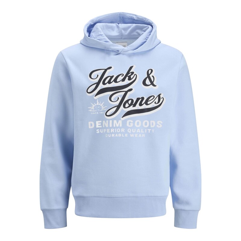 Jack & Jones Junior Mikina JJELOGO světlemodrá