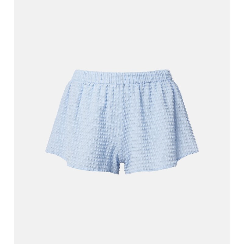 Hunza G Resort seersucker shorts