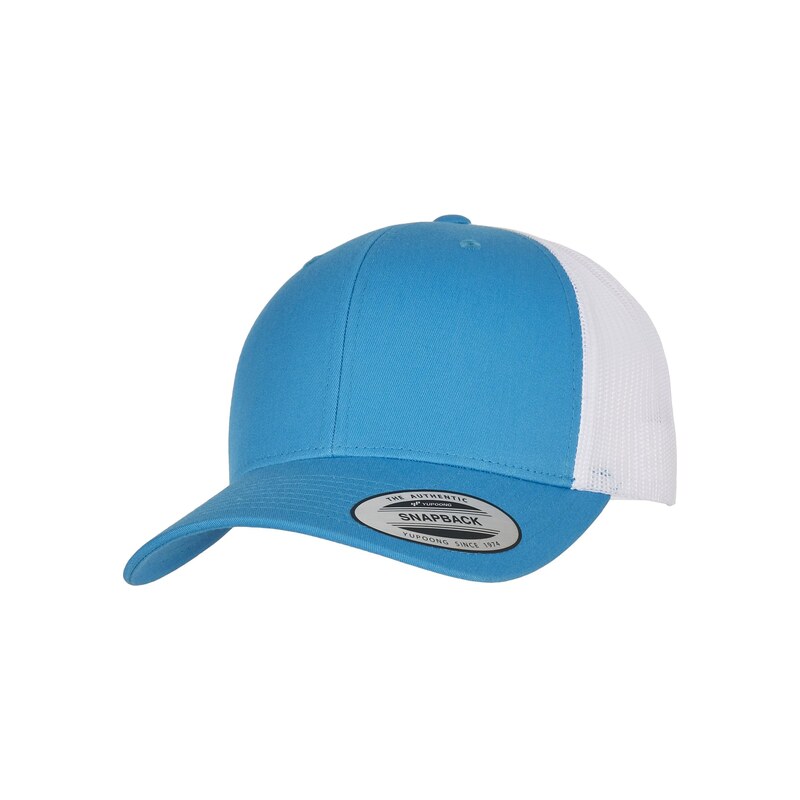 Flexfit Kšiltovka Retro tyrkysová / bílá