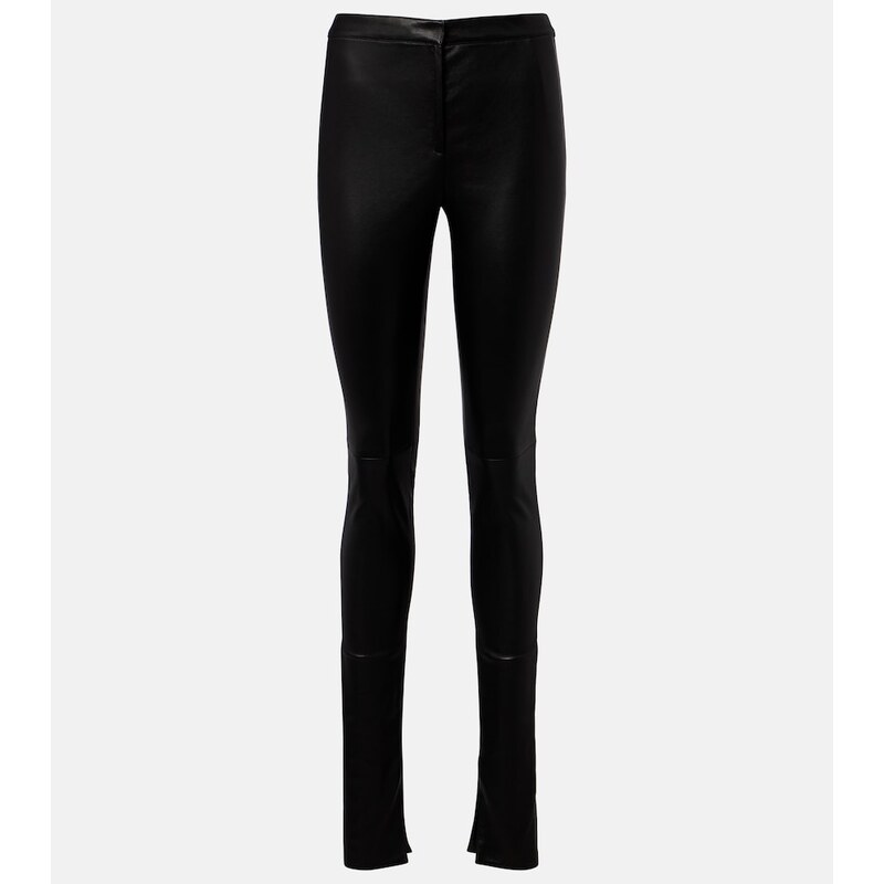 Gucci Leather skinny pants