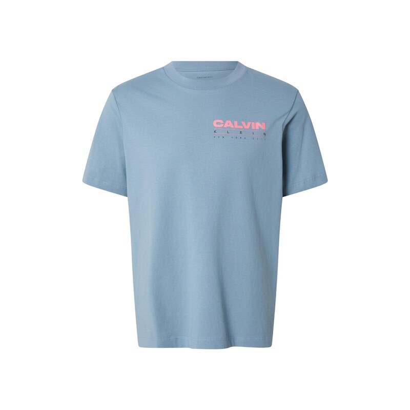 Calvin Klein Jeans Tričko 20S CALVIN petrolejová / růžová /