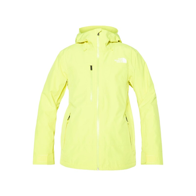 THE NORTH FACE Sportovní bunda DESCENDIT limetková / bílá