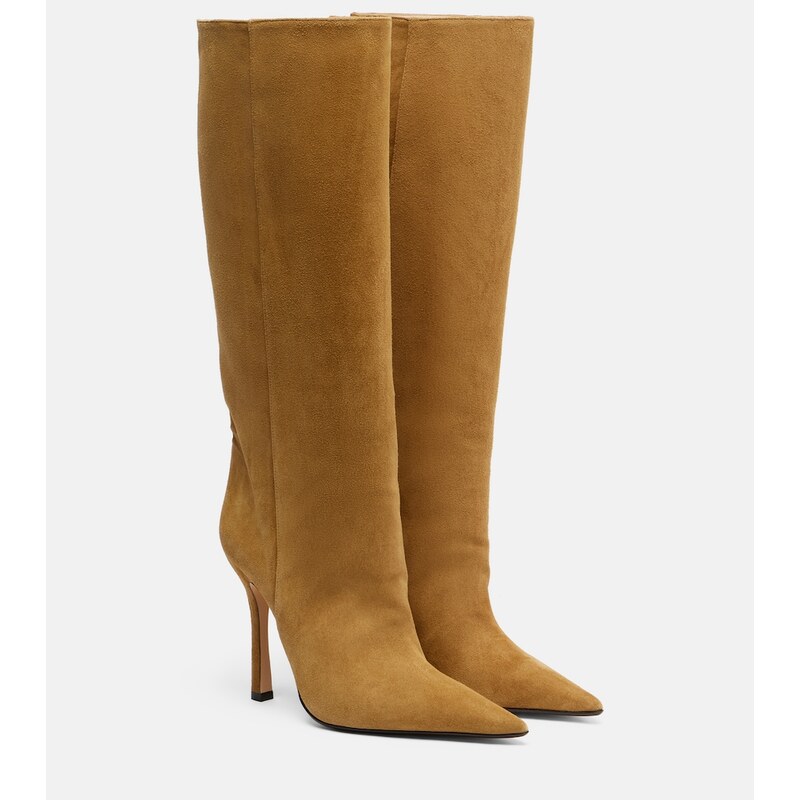 Gucci Naomi suede knee-high boots