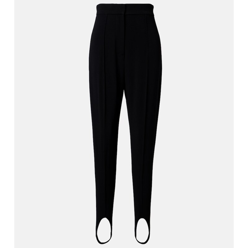 Stella McCartney High-rise jersey stirrup leggings