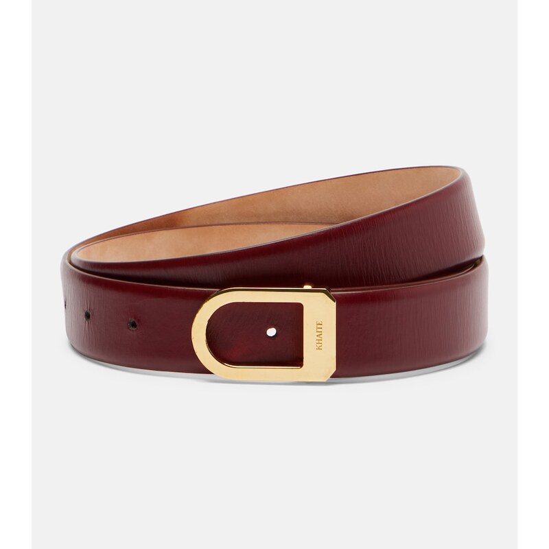 Khaite Saddle leather belt