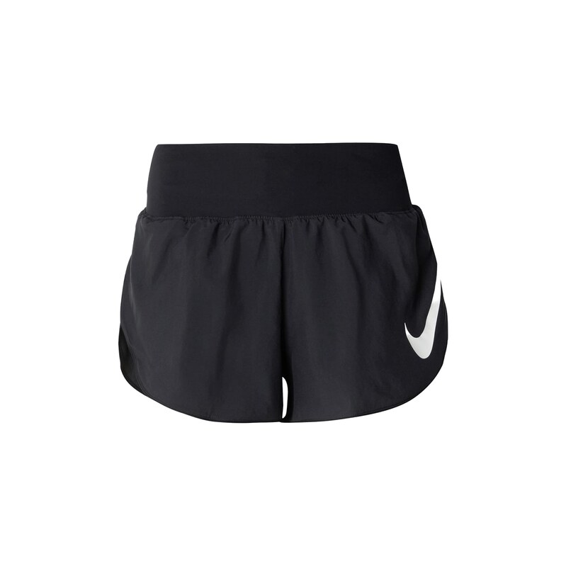 NIKE Sportovní kalhoty Tempo černá / bílá