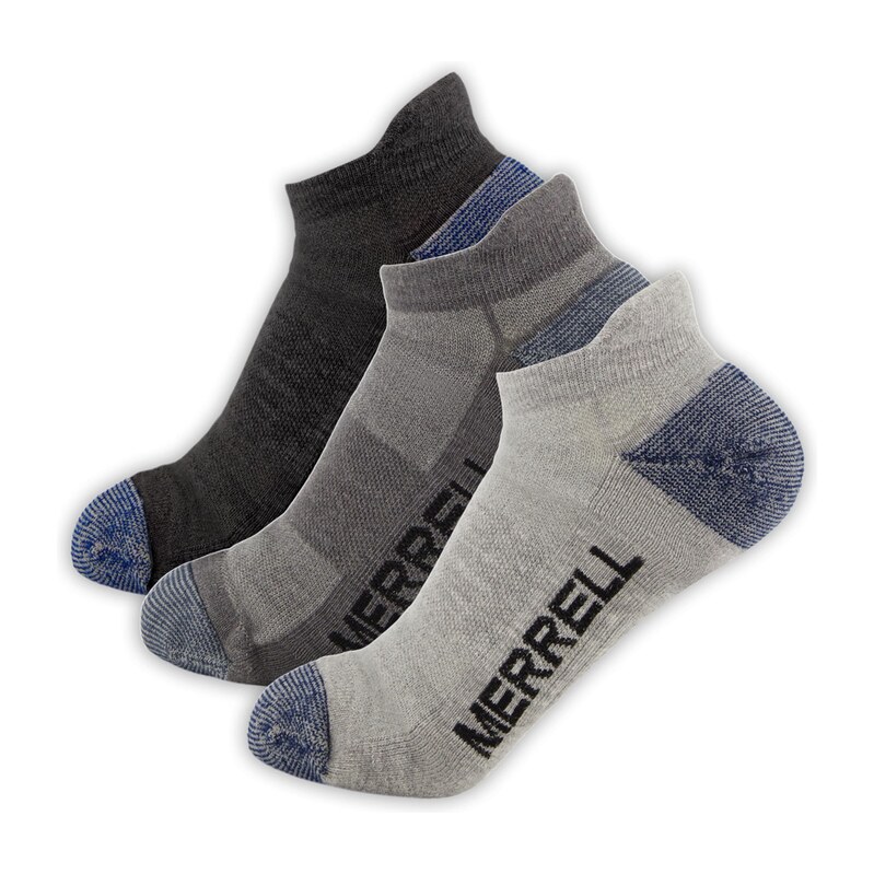 MERRELL Sportovní ponožky opálová / světle šedá / tmavě šedá /