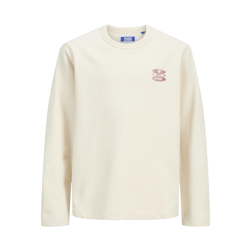 Jack & Jones Junior Mikina Retiro režná / žlutá / růžová