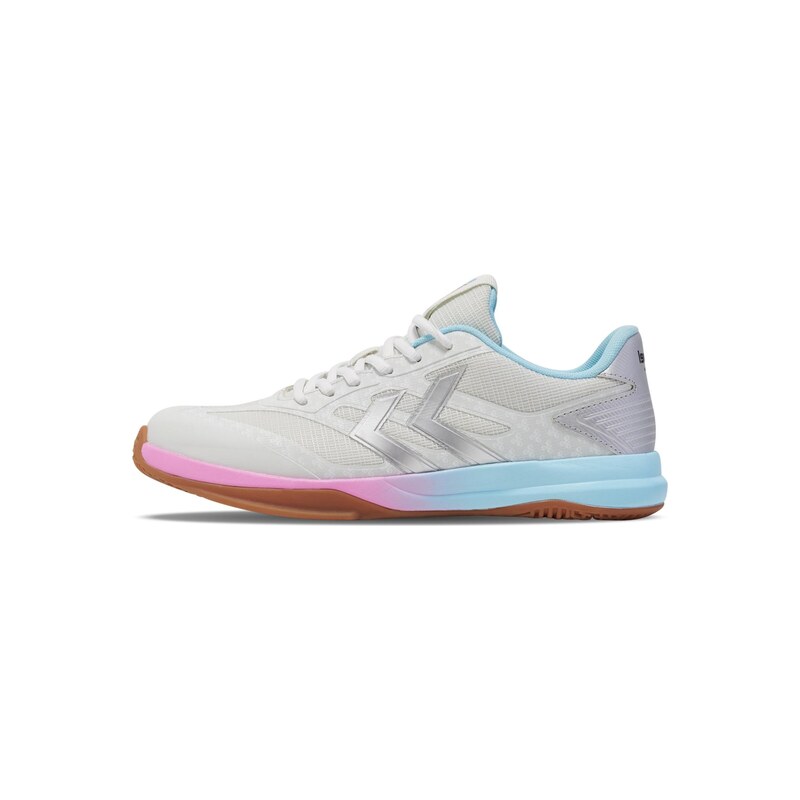 Hummel Sportovní boty Dagaz světle šedá / stříbrná / offwhite