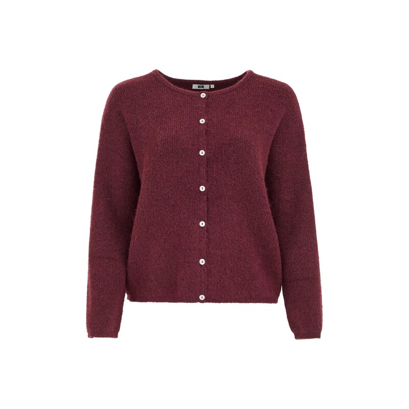 WE Fashion Svetr burgundská červeň / vínově červená